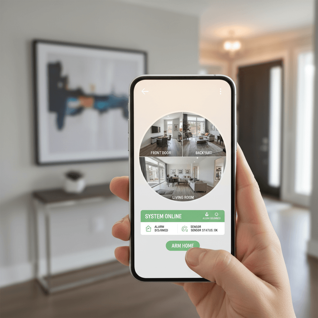 Home security monitoring