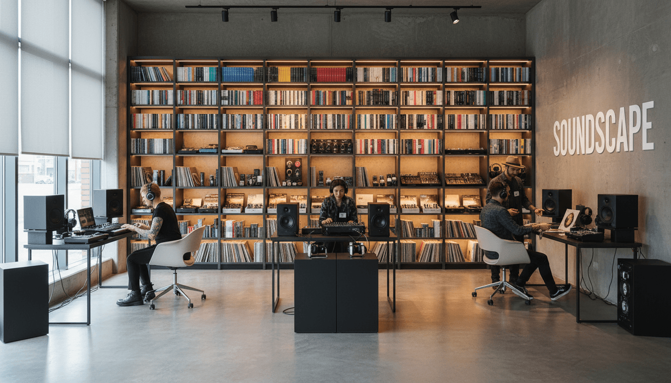 Customer experience in retail space with integrated audio and branding solutions